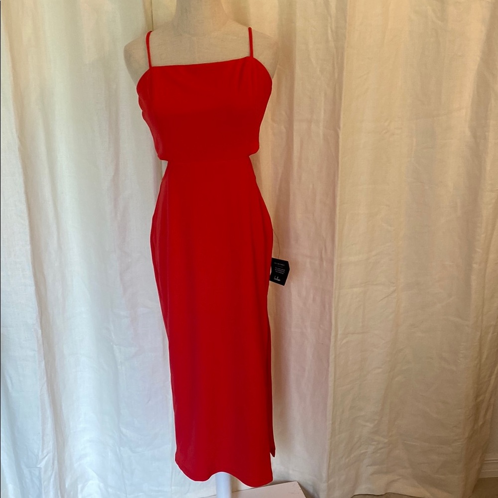 Lulus Cut Out Midi Sundress